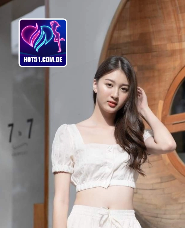 Young woman resting her chin on hand