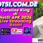 Caroline King di Hot51 APK 2026 Live Streaming Resmi